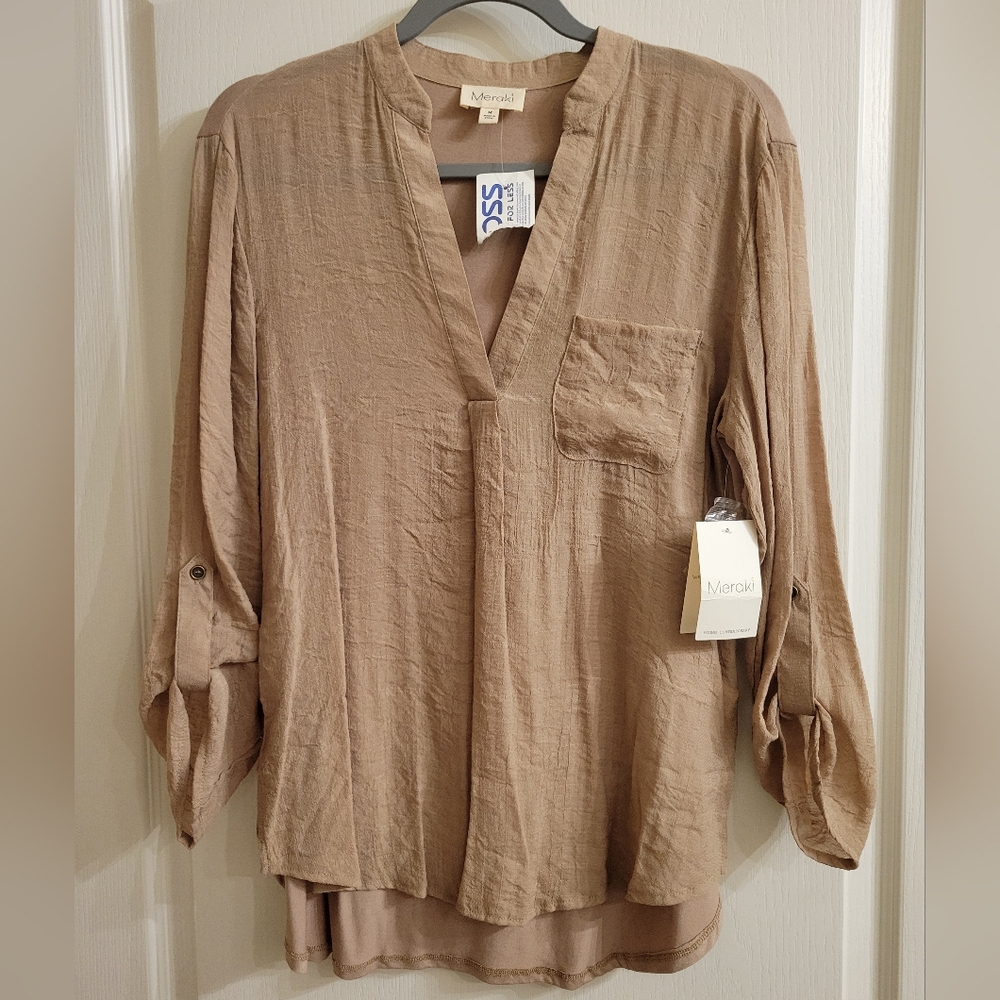 NWT Meraki women's blouse, size medium